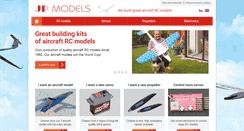 Desktop Screenshot of jpmodels.cz